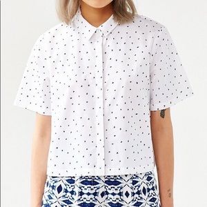 Native Youth Cropped Button Down